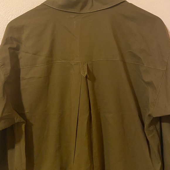 Rowan Fay Utility Camp Shirt Green/Brown Large - Picture 10 of 11